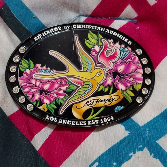 Ed Hardy Belt Buckle - Picture 1 of 2